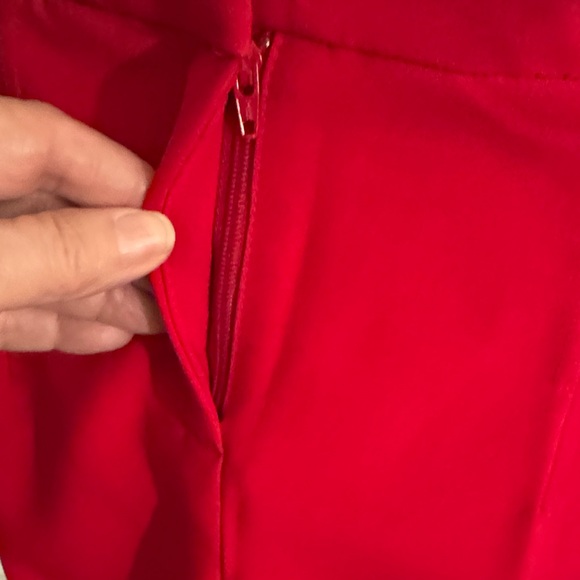 Chic Pink Palazzo High-Rise Wide leg Trousers - Picture 6 of 11